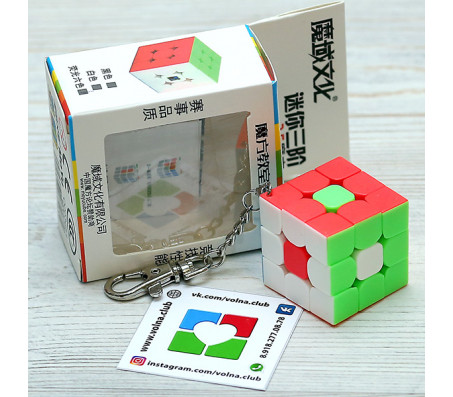 MoYu 3x3x3 Cubing Classroom Брелок 3.5см (Мою 3х3х3 Кубинг Классрум Брелок 3.5см)